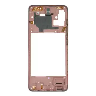 Рамка+странични бутони за Samsung A51(SM-A515F) розова