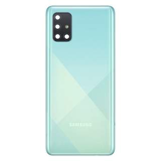 Капак батерия за Samsung +стъкло за камера Samsung A51(SM-A515F) син